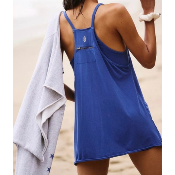 FP Movement Hot Shot Mini Dress Radiant Blue SP Royal - Picture 2 of 9